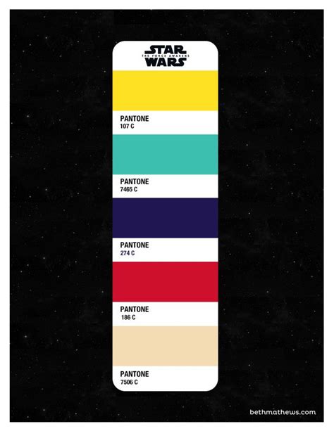 Star Wars Color Palette Inspiration